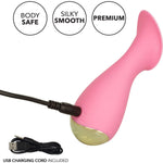 Slay #TickleMe Silicone Clitoral Vibrator in Pink