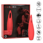 Red Hot Spark Silicone Vibrator - Red Mansion