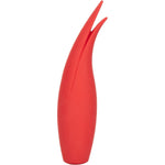 Red Hot Sizzle Silicone Vibrator - Red Mansion