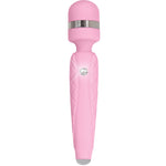 Pillow Talk Cheeky Vibrating Massage Wand in Pink - Red Mansion