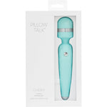 Pillow Talk Cheeky Vibrating Massage Wand in Teal - Red Mansion