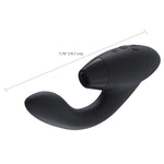 Womanizer DUO Clitoral G-Spot Vibrator in Black