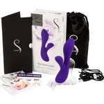 The Silver Swan Special Edition Dual Vibrator in Purple