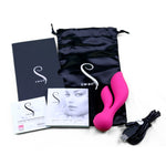 The Feather Swan Dual Vibrator in Pink