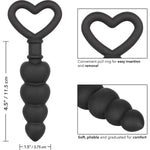 Silicone Love Probe in Black - Red Mansion