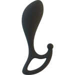 Lux LX2 Silicone Male Prostate Stimulator in Black - Red Mansion