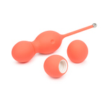 We-Vibe Bloom Vibrating Kegel Love Balls in Coral - Red Mansion