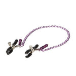 Nipple Play Purple Chain Nipple Clamps - Red Mansion