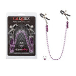 Nipple Play Purple Chain Nipple Clamps - Red Mansion