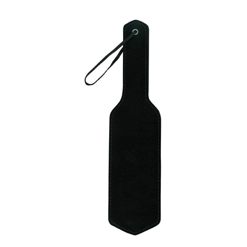 Square BDSM Leather Bondage Paddle in Black