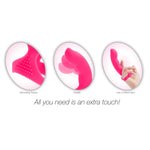 Extra Touch Silicone Finger Sleeve in Pink - Red Mansion