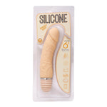 Silicone Bendable Buddy Vibrator 6" in Ivory