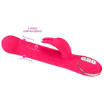 Vibe Couture Rabbit Tres Chic Undulating Vibrator in Pink - Red Mansion