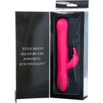 Vibe Couture Rabbit Tres Chic Undulating Vibrator in Pink - Red Mansion