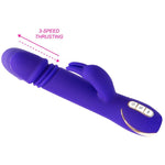 Vibe Couture Rabbit Skater Thrusting Vibrator in Purple - Red Mansion