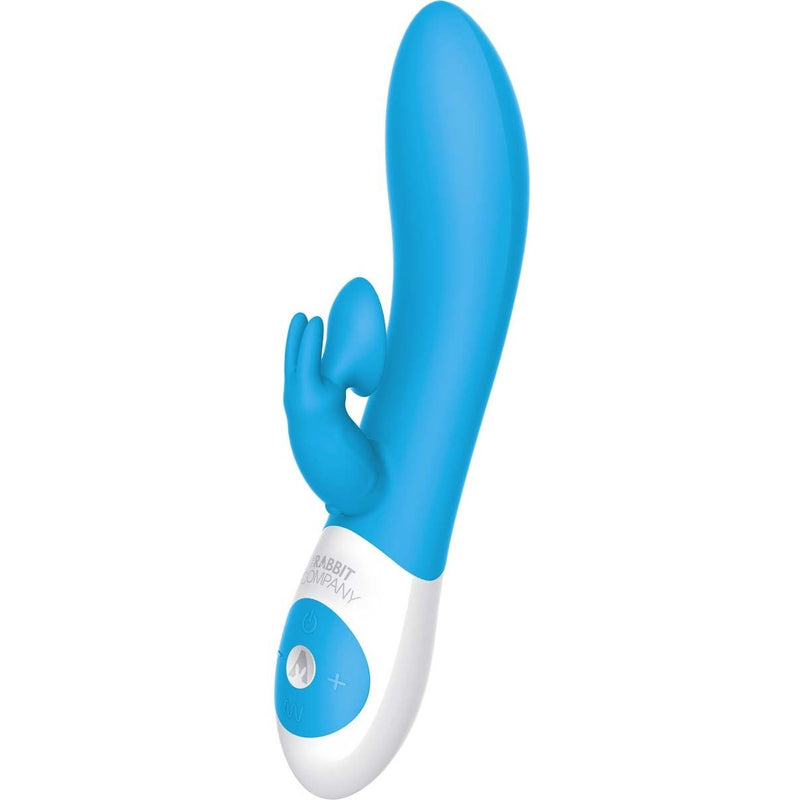 The Kissing Rabbit Vibrator in Aqua Blue - Red Mansion