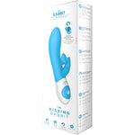 The Kissing Rabbit Vibrator in Aqua Blue - Red Mansion