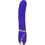 Vibe Couture Pleats Rechargeable Vibrator in Purple - Red Mansion