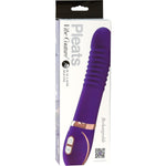 Vibe Couture Pleats Rechargeable Vibrator in Purple - Red Mansion