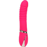 Vibe Couture Pleats Rechargeable Vibrator in Pink - Red Mansion