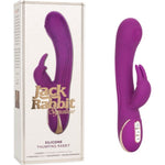 Jack Rabbit Silicone Thumping Vibrator in Purple