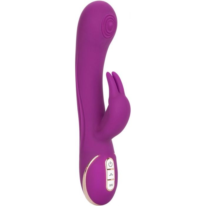 Jack Rabbit Silicone Thumping Vibrator in Purple