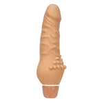 Mini Silicone Classic Clitterific Vibrating Dildo 5" in Ivory