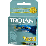 Trojan Bareskin Latex Condoms in 3 Pack - Red Mansion