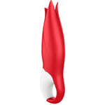 Satisfyer Vibes Power Flower Vibrator in Red