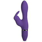 Crazy Performer Smooth Rabbit Vibrator 7" in Purple