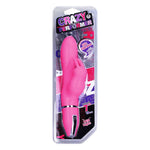 Crazy Performer Smooth Rabbit Vibrator 7" in Pink