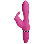 Crazy Performer Smooth Rabbit Vibrator 7" in Pink