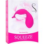 Swan Kiss Squeeze Control Clitoral Vibrator in Pink