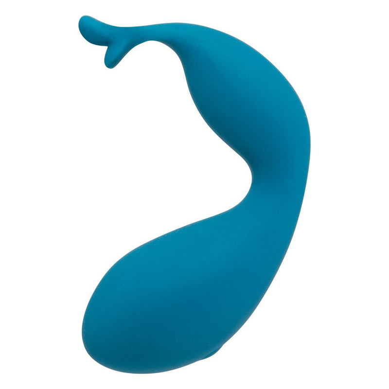 Swan Kiss Squeeze Control Clitoral Vibrator in Teal