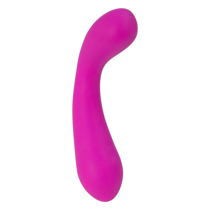 Swan Curve Squeeze Control G-Spot Vibrator in Pink