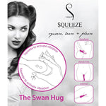 Swan Hug Squeeze Control Rabbit Vibrator in Pink