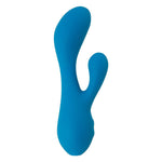 Swan Hug Squeeze Control Rabbit Vibrator in Teal