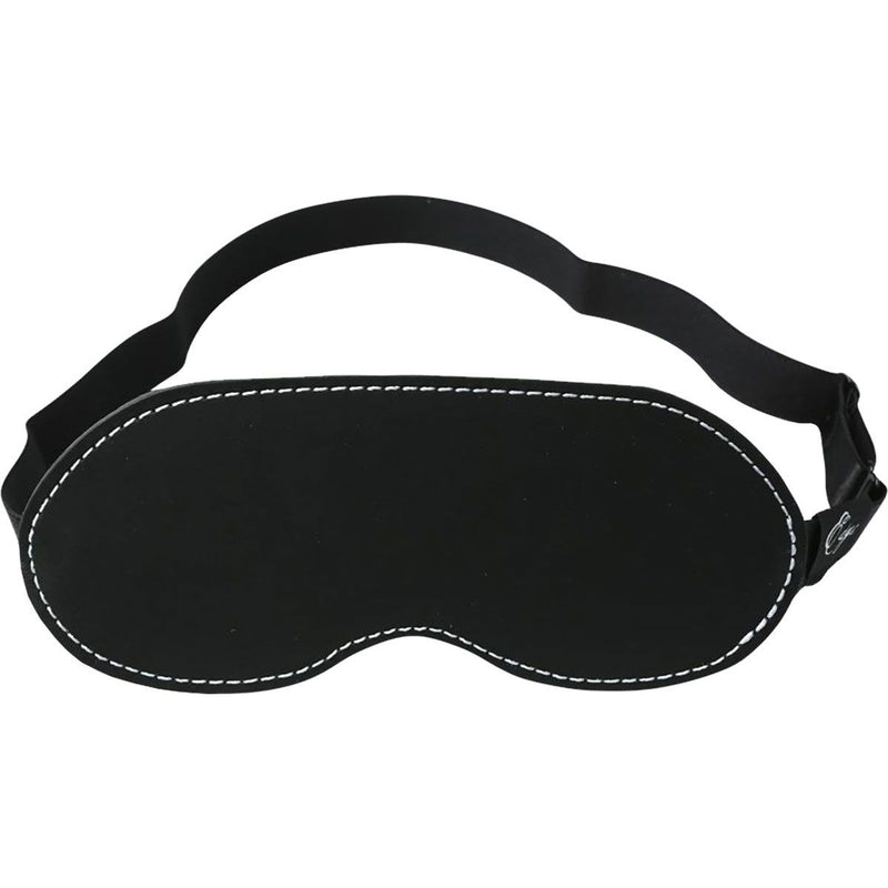 Edge Lined Leather Blindfold