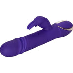 Jack Rabbit Signature Silicone Thrusting Rabbit Vibrator in Purple