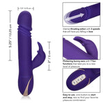 Jack Rabbit Signature Silicone Thrusting Rabbit Vibrator in Purple