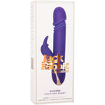 Jack Rabbit Signature Silicone Thrusting Rabbit Vibrator in Purple