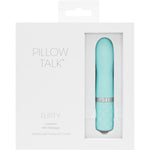 Pillow Talk Flirty Bullet Vibrator in Teal - Red Mansion