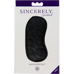 Sincerely Lace Blindfold in Black - Red Mansion