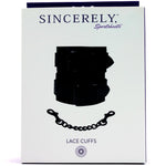 Sincerely Lace Cuffs in Black