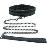 Sincerely Lace Collar & Leash in Black