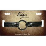 Edge Leather Seamless O-Ring Gag