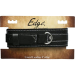 Edge Lined Leather Collar