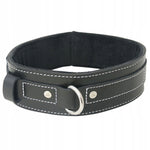 Edge Lined Leather Collar